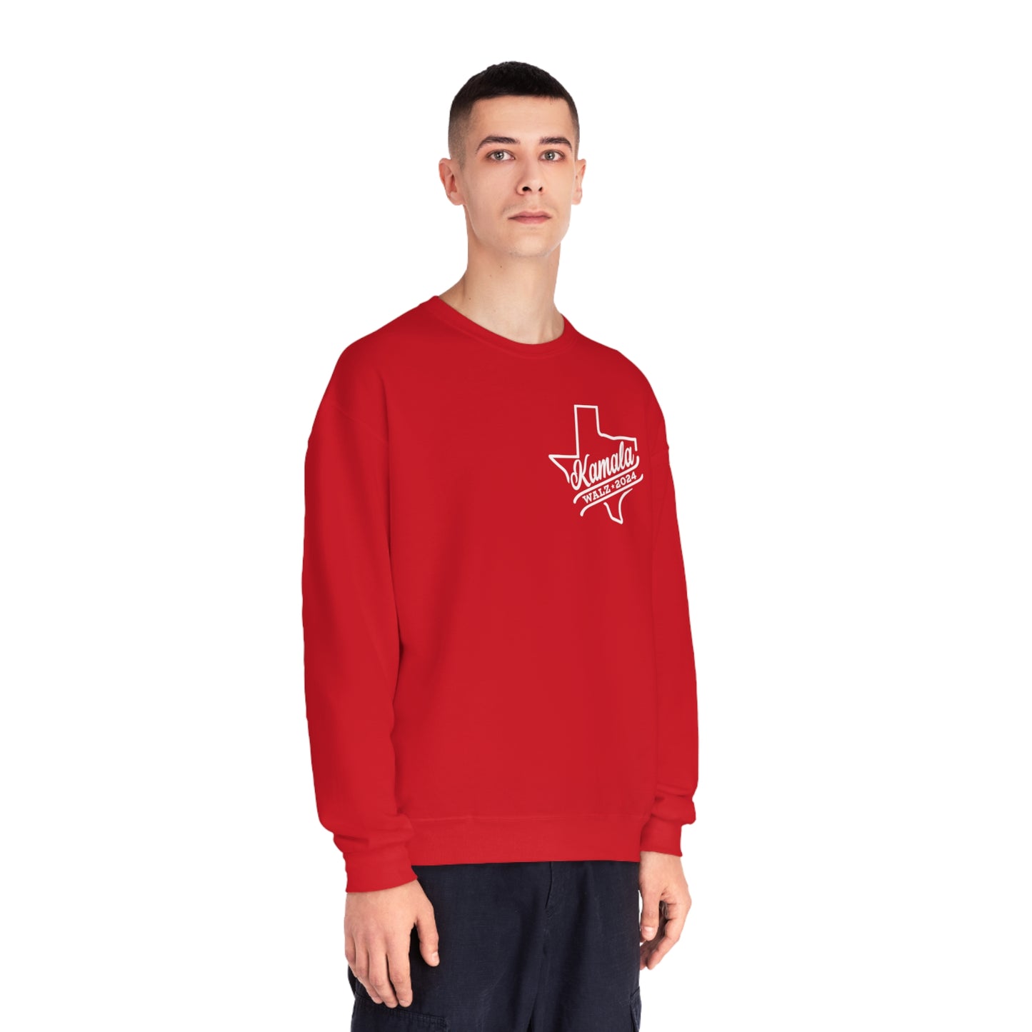 Kamala Across Texas/ Vote Like a Mother Unisex NuBlend® Crewneck Sweatshirt