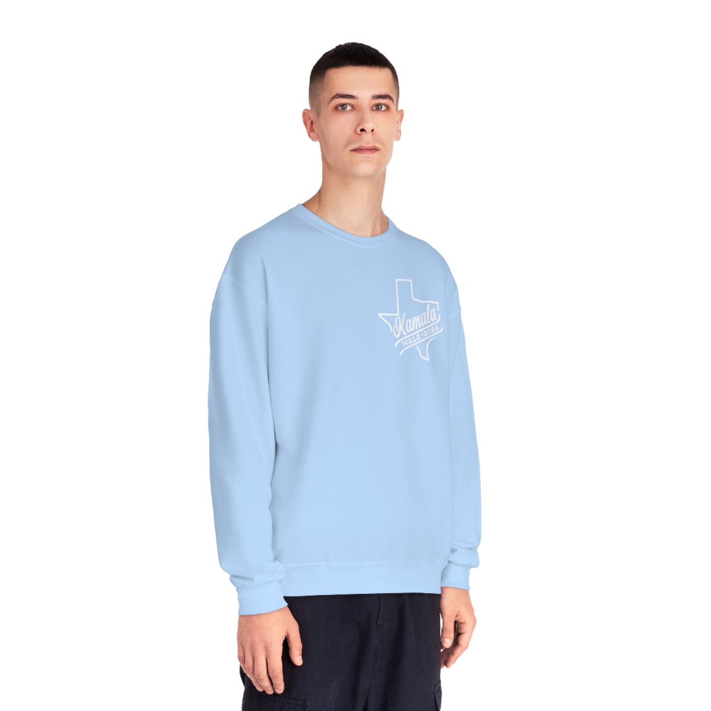 Kamala Across Texas/ Vote Like a Mother Unisex NuBlend® Crewneck Sweatshirt