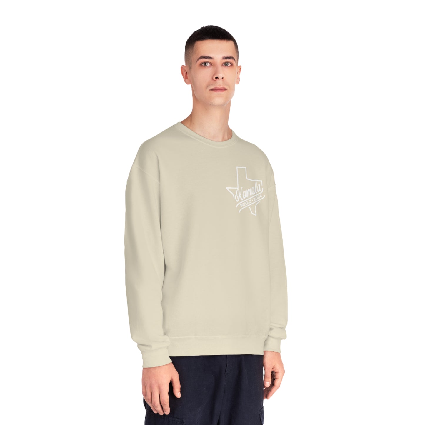 Kamala Across Texas/ Vote Like a Mother Unisex NuBlend® Crewneck Sweatshirt