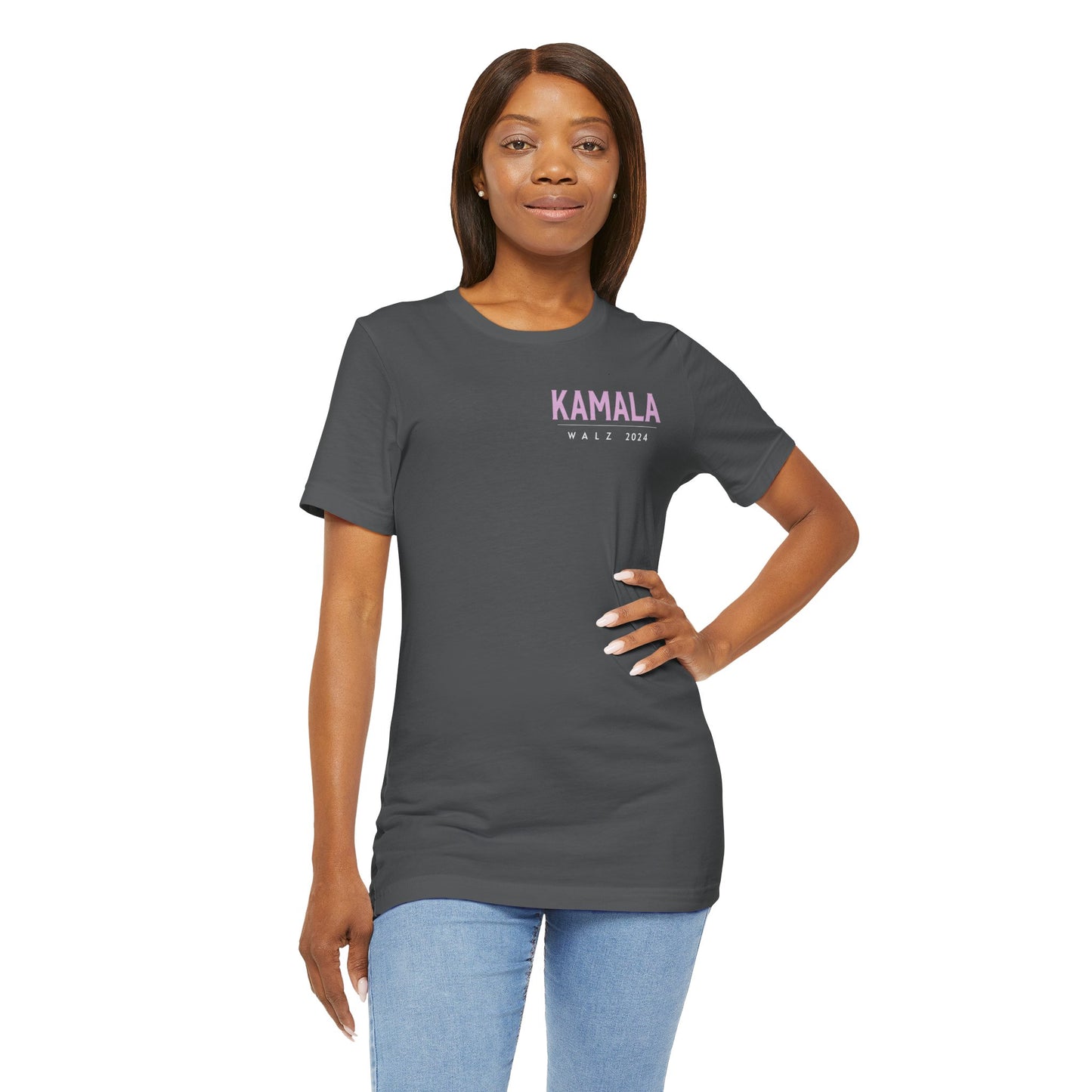 Students for Kamala Coconut of Unisex Jersey Short Sleeve Tee