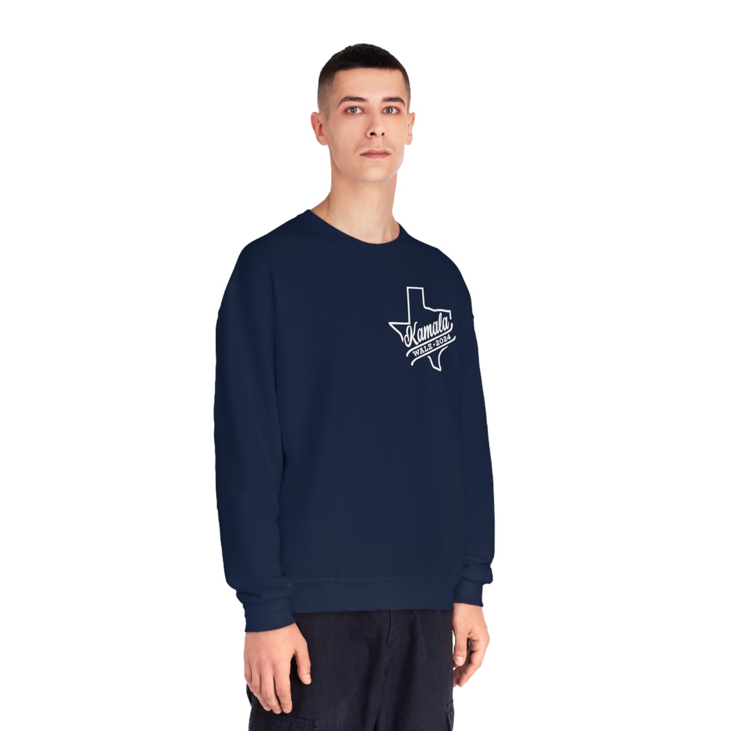 Kamala Across Texas/ Vote Like a Mother Unisex NuBlend® Crewneck Sweatshirt