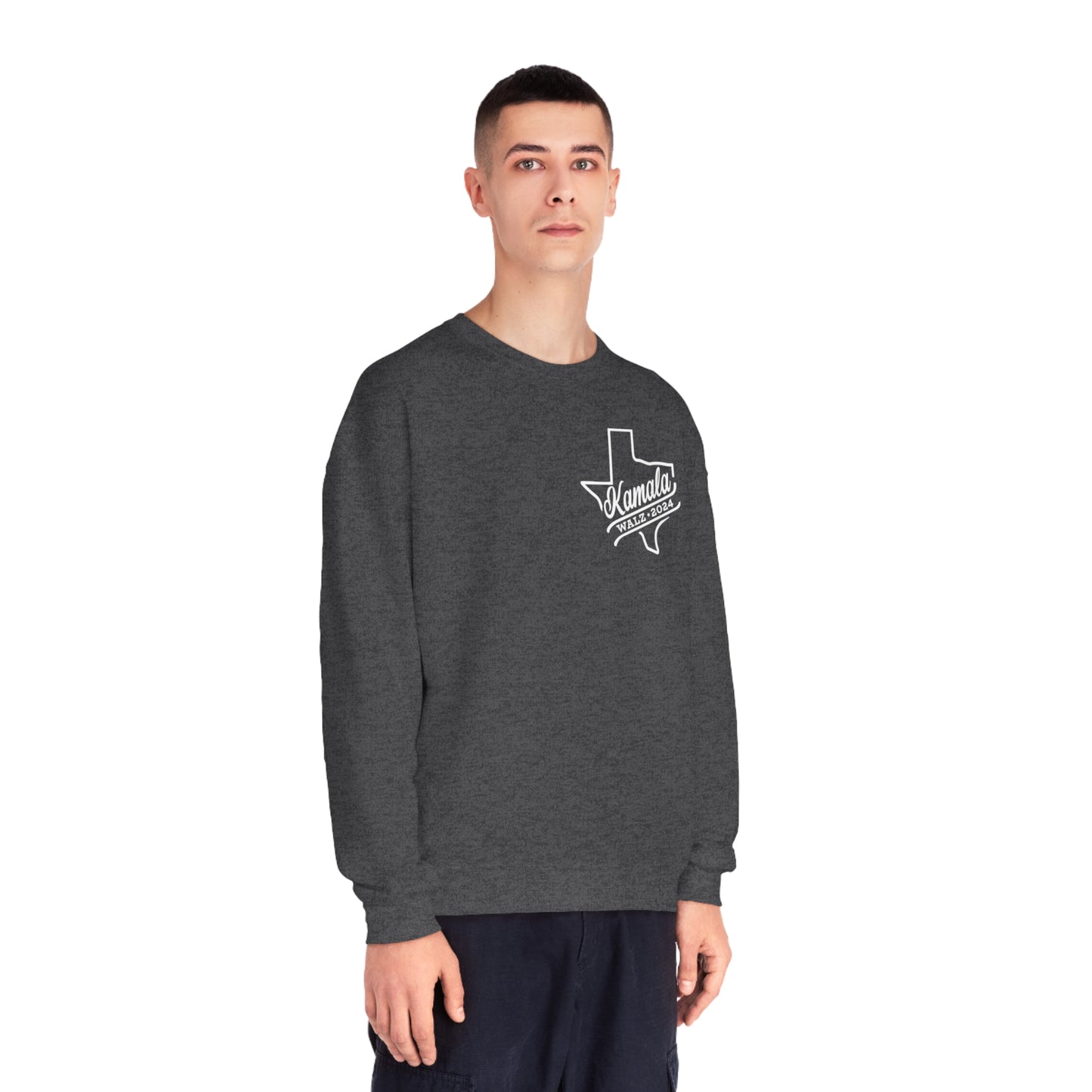 Kamala Across Texas/ Vote Like a Mother Unisex NuBlend® Crewneck Sweatshirt