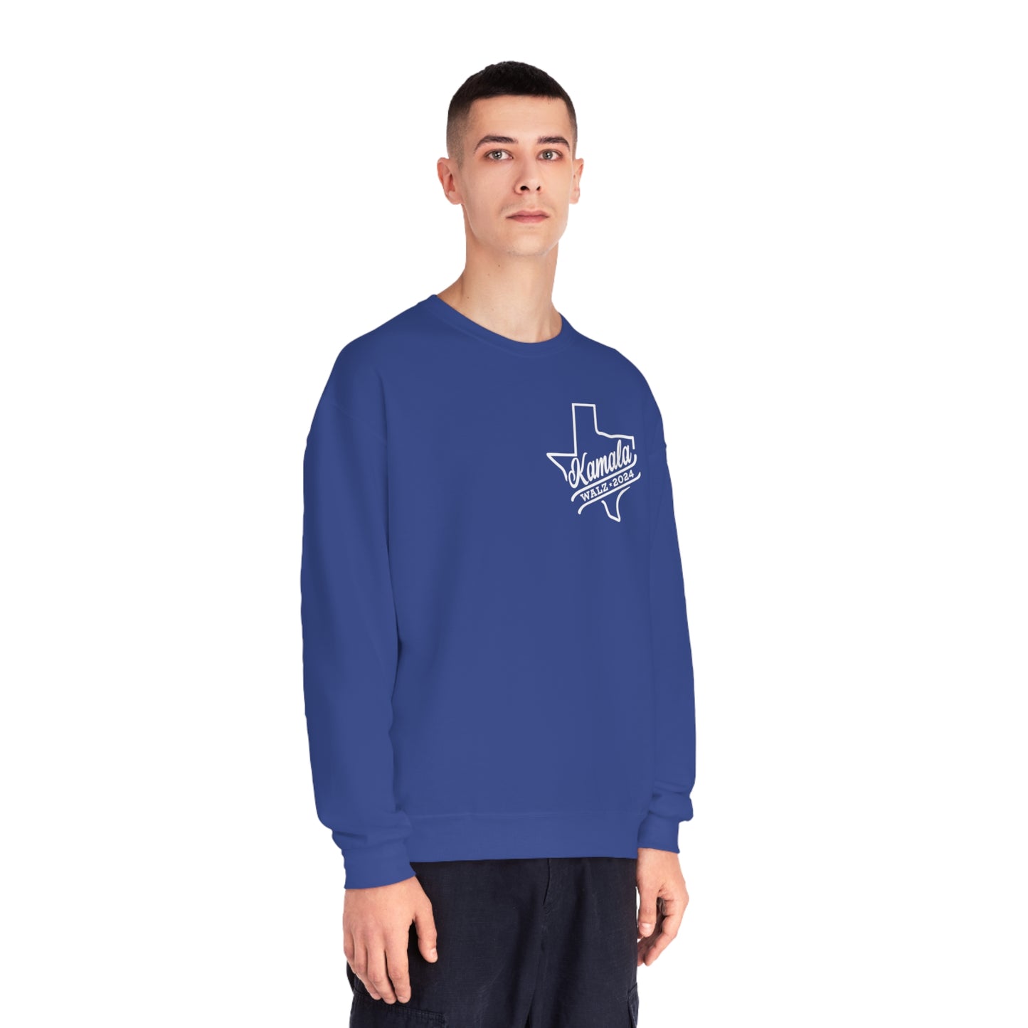 Kamala Across Texas/ Vote Like a Mother Unisex NuBlend® Crewneck Sweatshirt