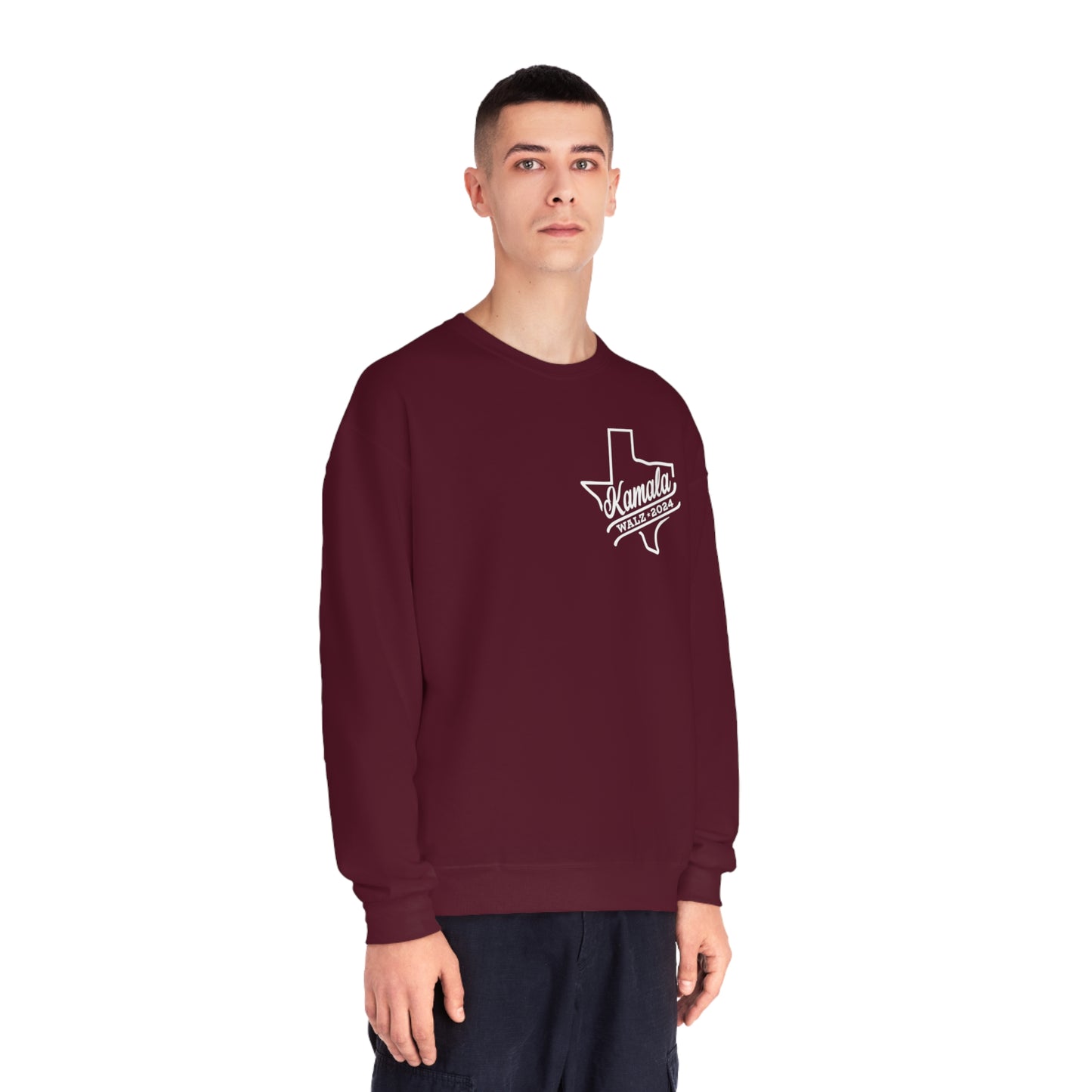 Kamala Across Texas/ Vote Like a Mother Unisex NuBlend® Crewneck Sweatshirt