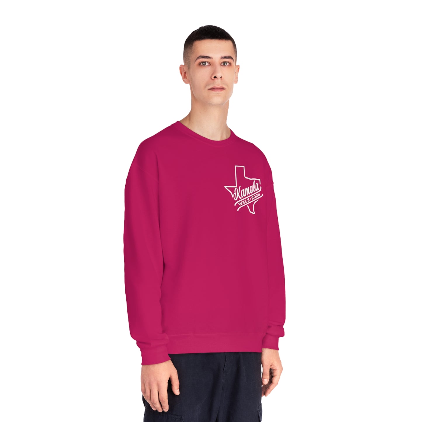 Kamala Across Texas/ Vote Like a Mother Unisex NuBlend® Crewneck Sweatshirt