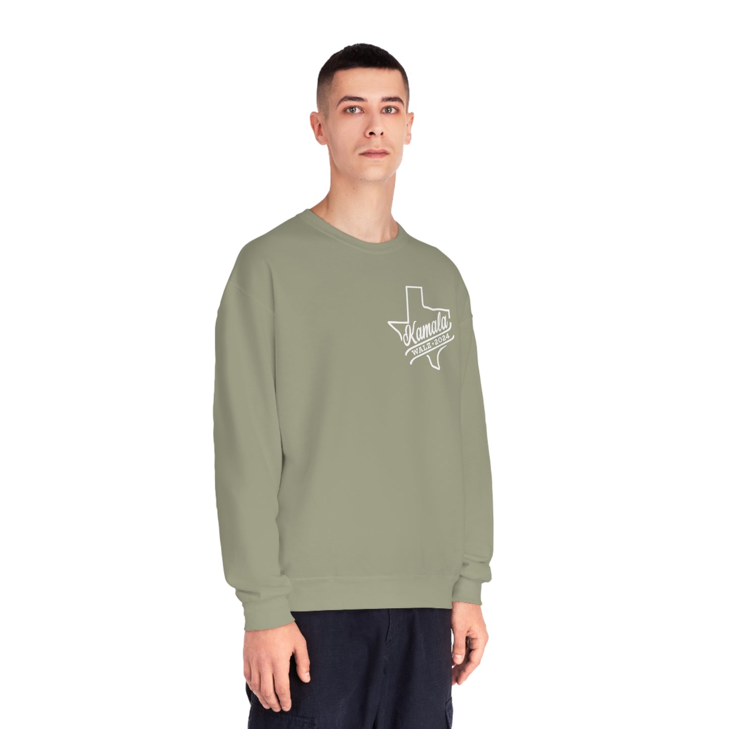 Kamala Across Texas/ Vote Like a Mother Unisex NuBlend® Crewneck Sweatshirt