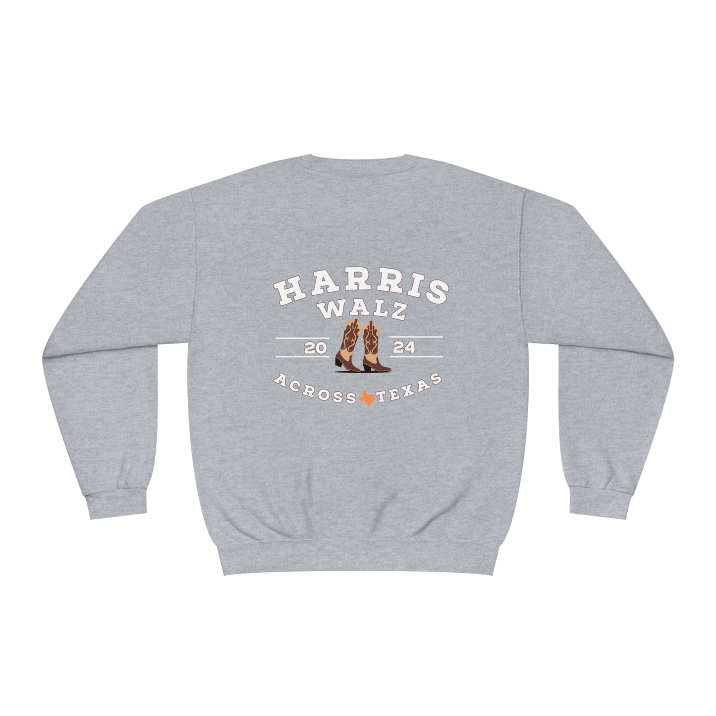 Kamala Walz Across Texas Unisex NuBlend® Crewneck Sweatshirt