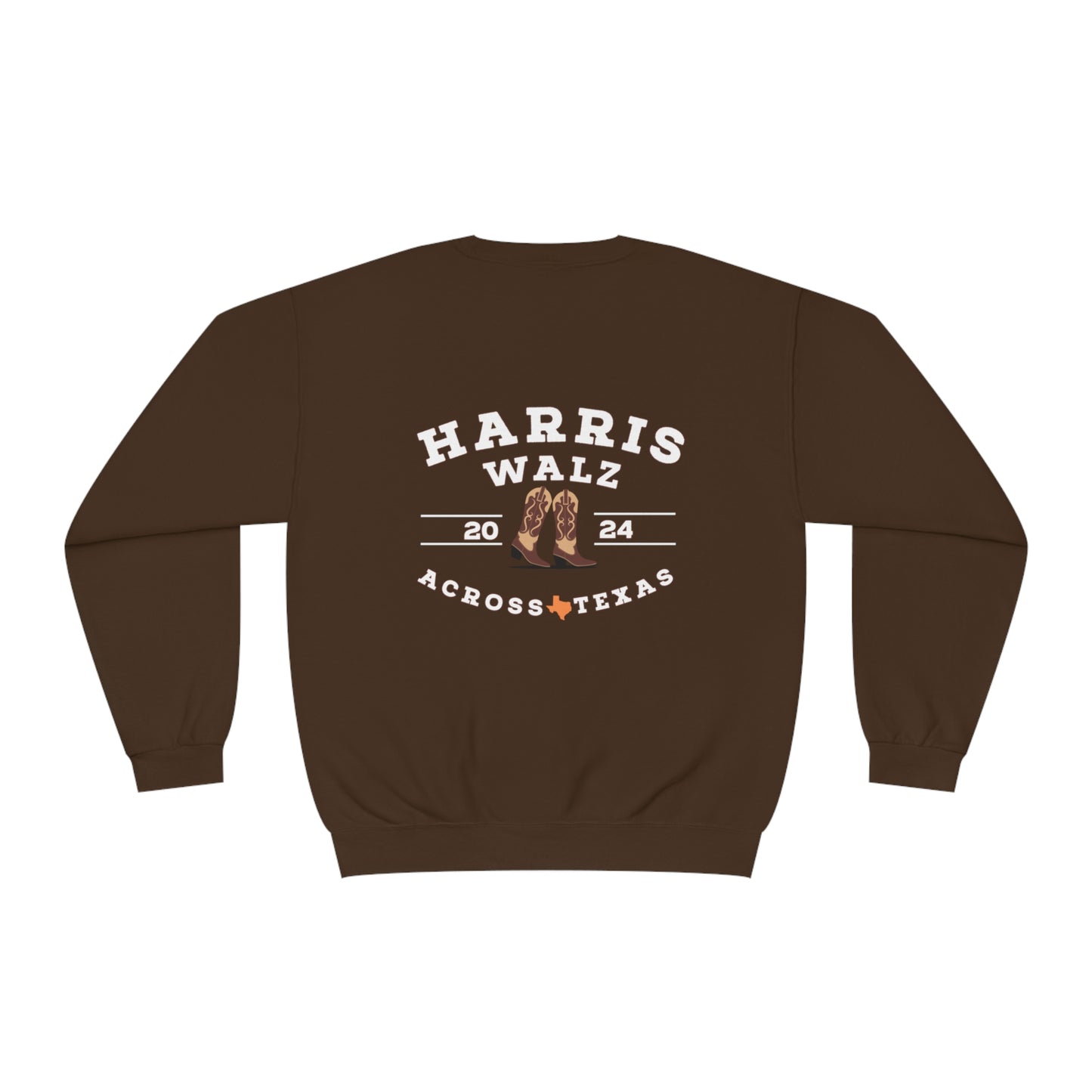 Kamala Walz Across Texas Unisex NuBlend® Crewneck Sweatshirt