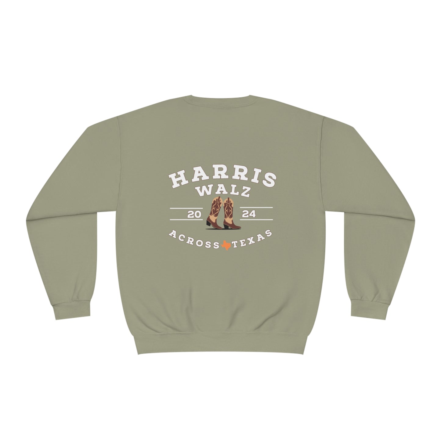 Kamala Walz Across Texas Unisex NuBlend® Crewneck Sweatshirt