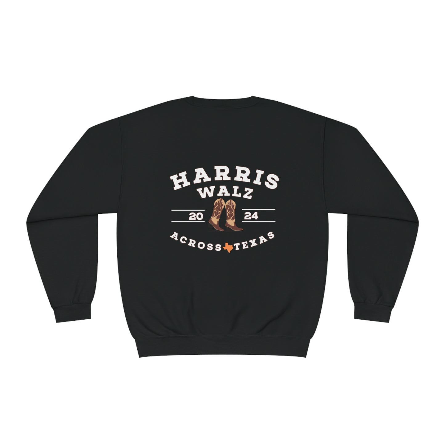 Kamala Walz Across Texas Unisex NuBlend® Crewneck Sweatshirt