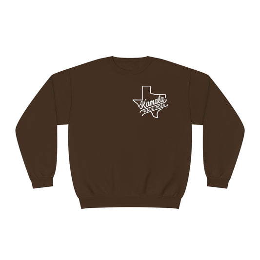 Kamala Across Texas/ Vote Like a Mother Unisex NuBlend® Crewneck Sweatshirt