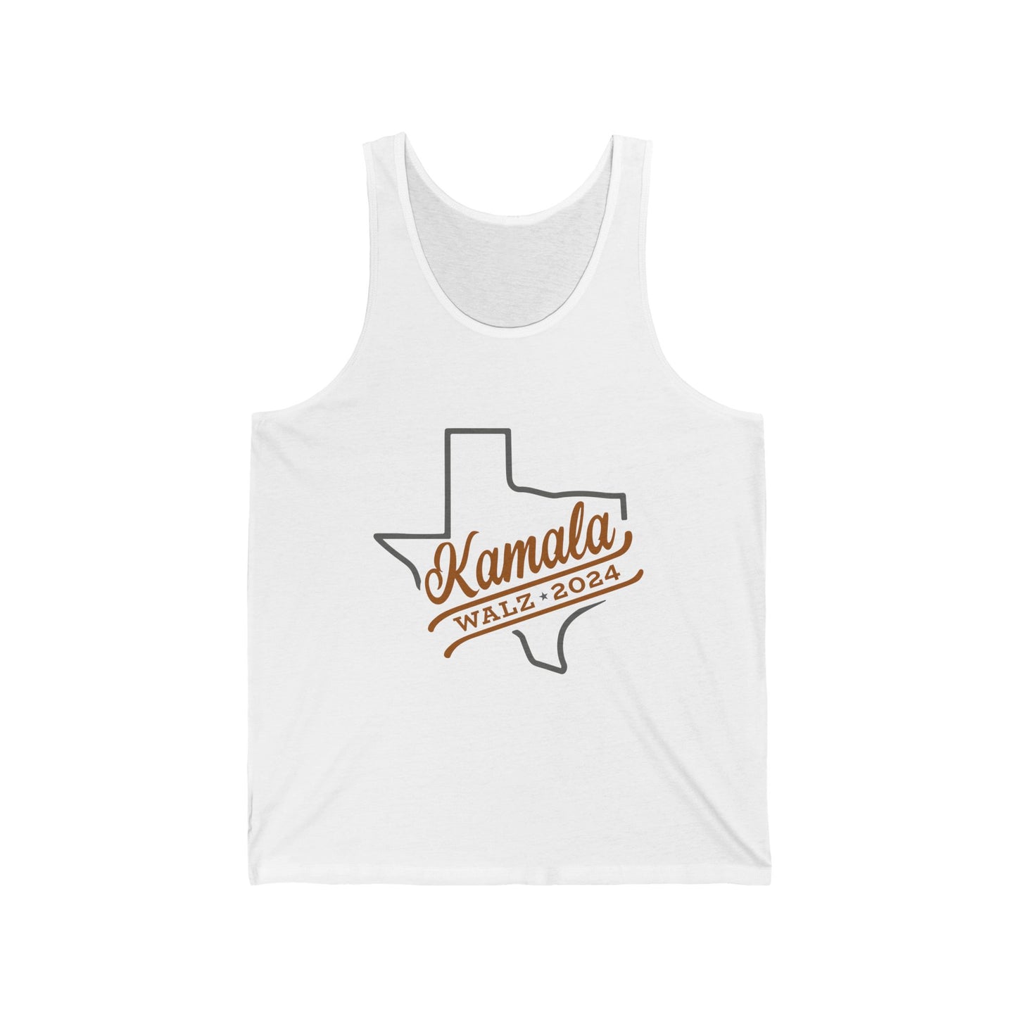 Kamala Walz Across Texas Unisex Jersey Tank