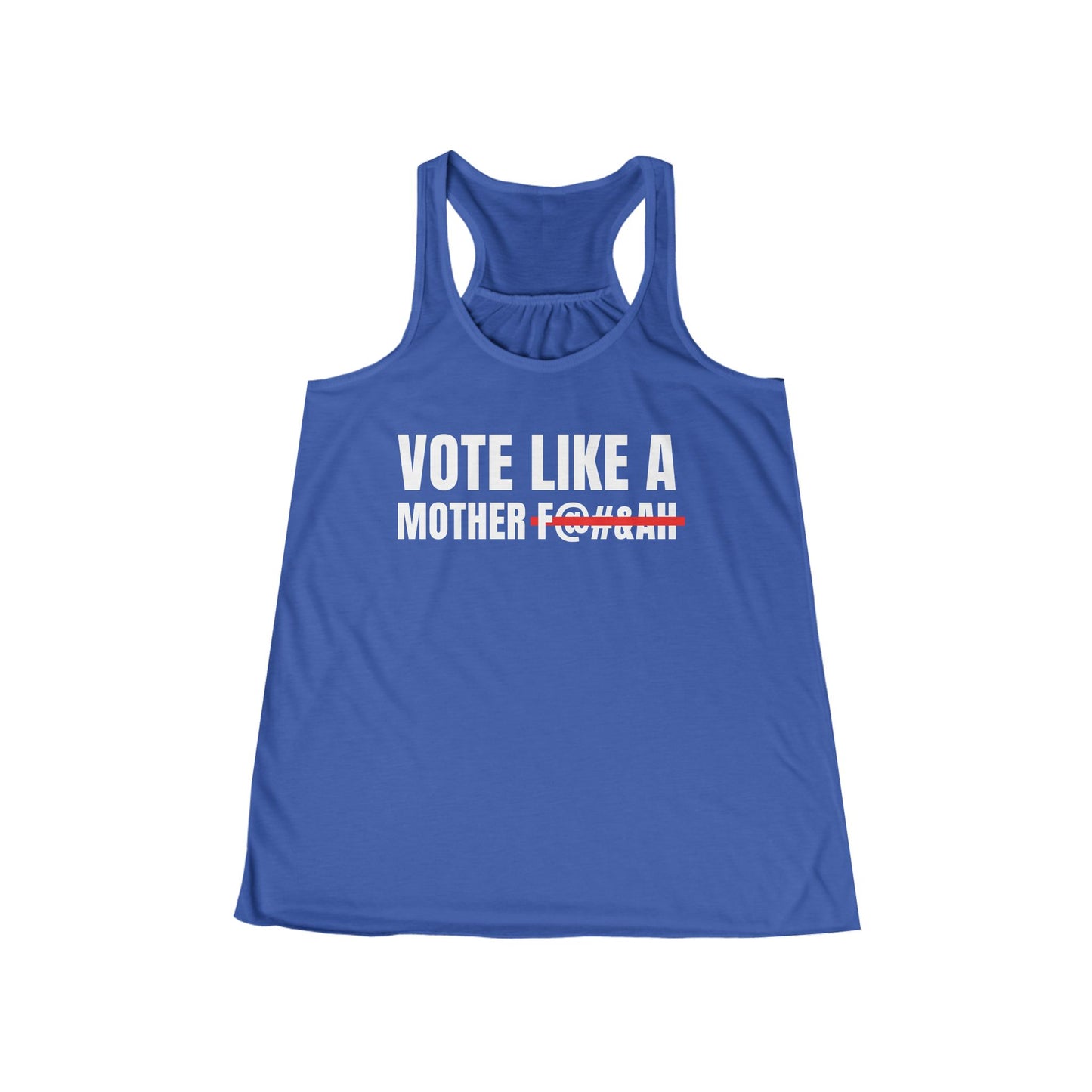 Vote Like a Mother Women's Flowy Racerback Tank