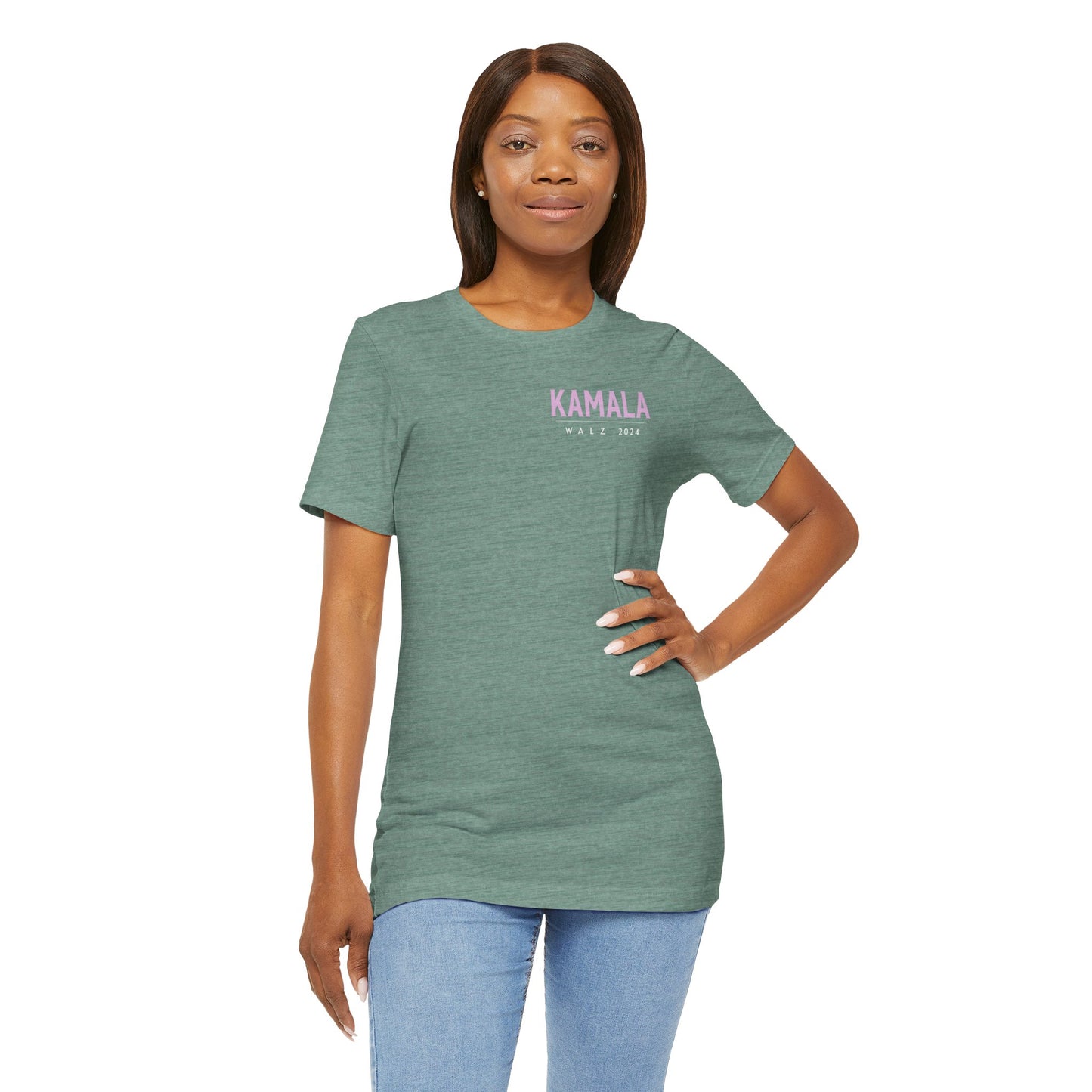 Students for Kamala Coconut of Unisex Jersey Short Sleeve Tee